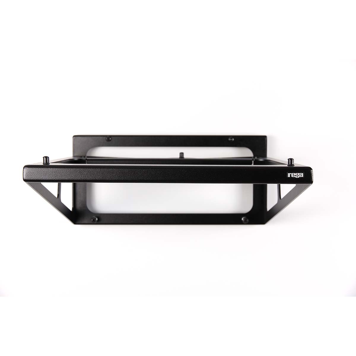 Rega Wall Bracket, Black, front view