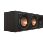 Klipsch RP-404C II Center Channel Speaker - Ebony - close-up of woofers