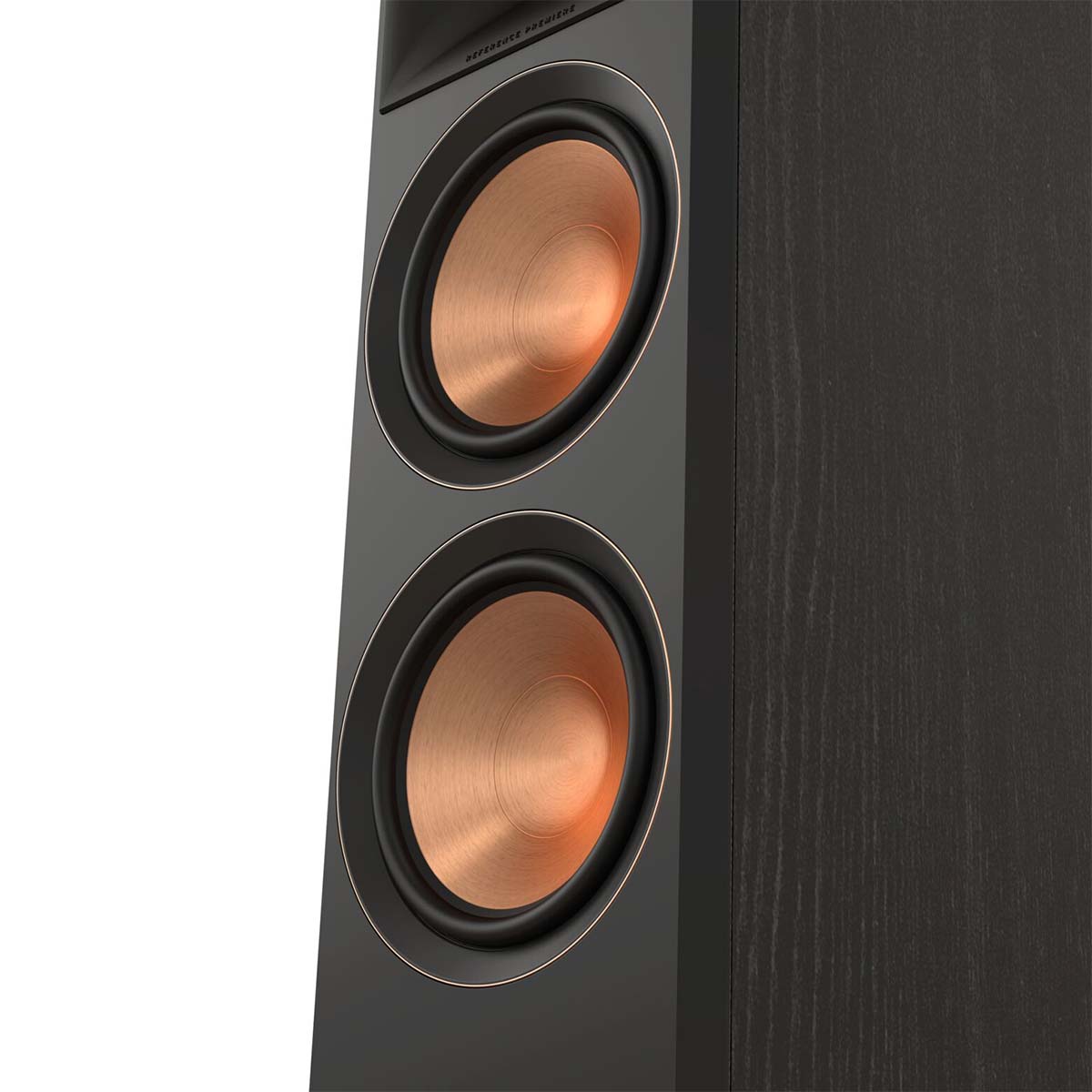 Klipsch RP-6000F II Floorstanding Speaker - Ebony - close-up of woofers