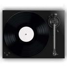 Pro-Ject X1B True Balanced Turntable - Gloss Black - top view with record on platter