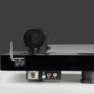 Pro-Ject X1B True Balanced Turntable - Gloss Black - close-up of balanced connection