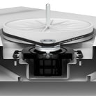 Pro-Ject X2B True Balanced Turntable - close-up of motor