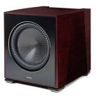 Paradigm XR13 Subwoofer cherry angled front view without grille