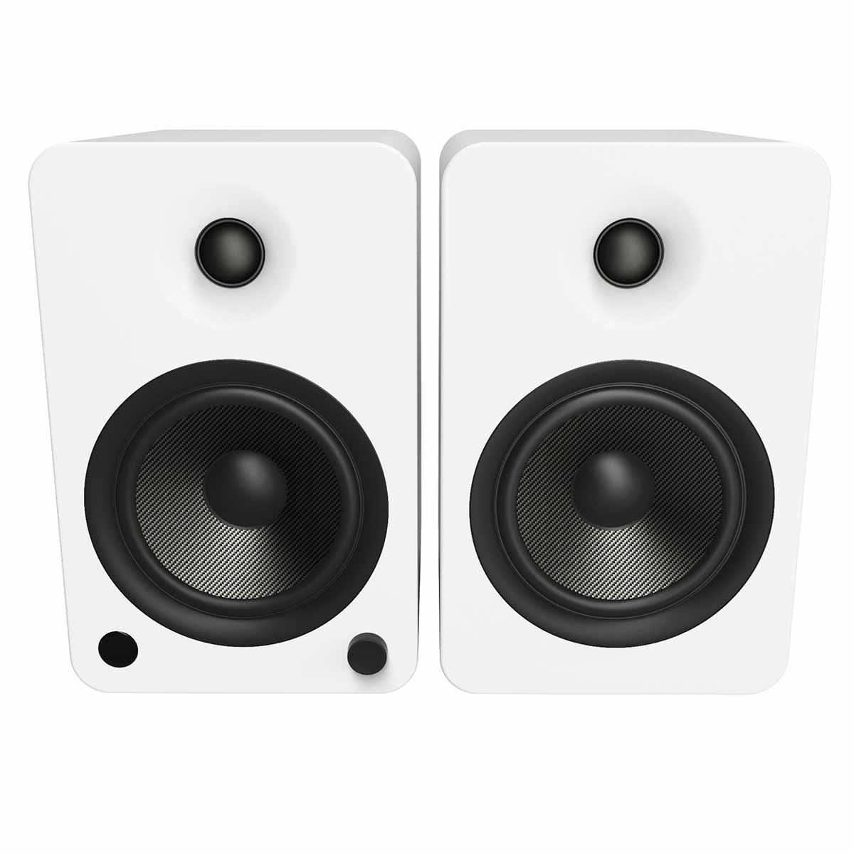 Kanto YU6 Powered Bookshelf Speakers - Matte White