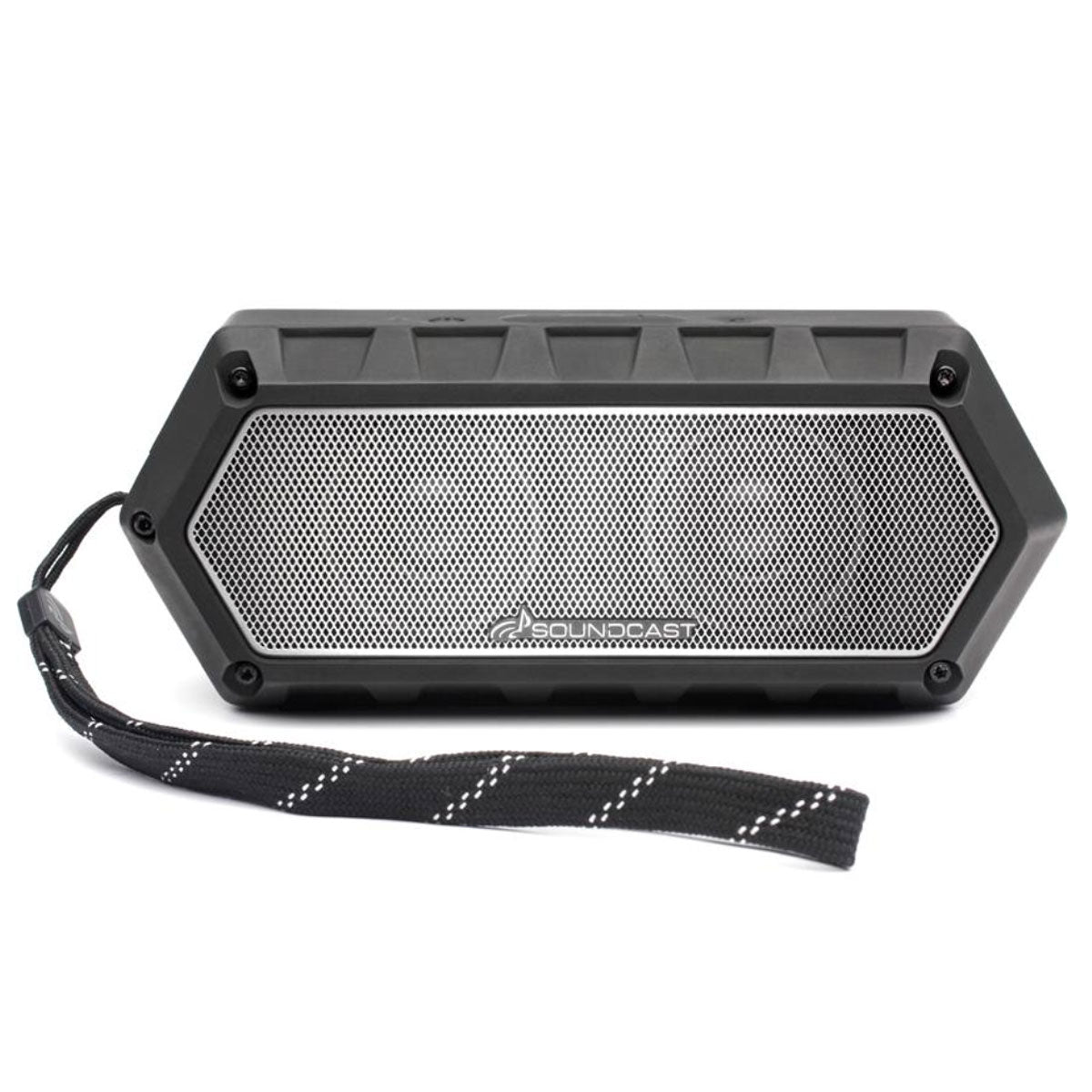 Soundcast VG1
Waterproof portable Bluetooth® speaker, front view